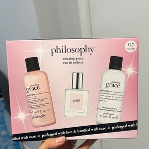 Philosophy Amazing Grace Eau de Toilette Set - Pink and White